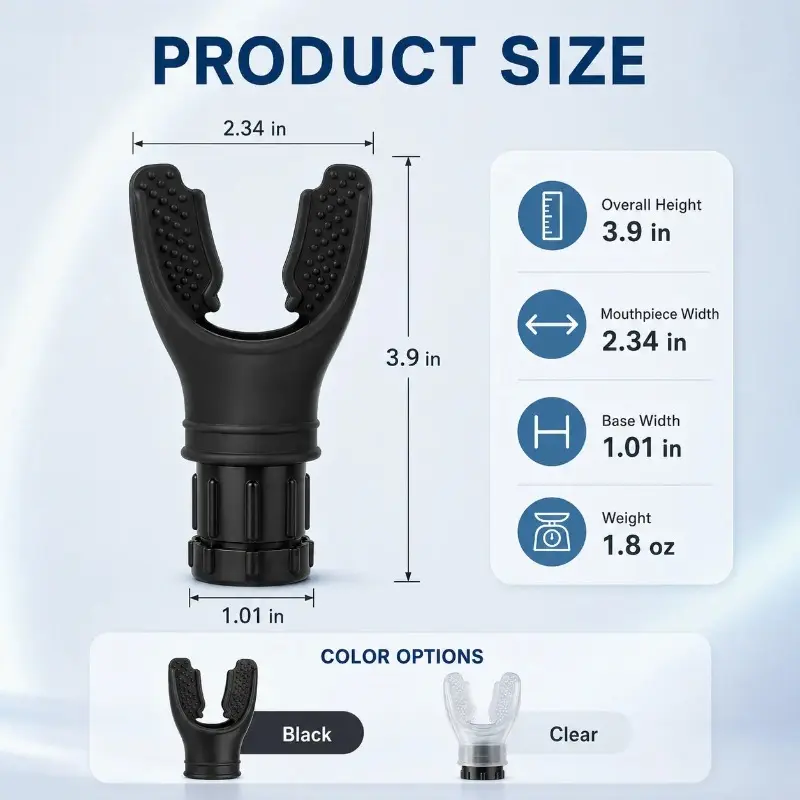 2Pcs Portable Breathing Trainer - Adjustable Resistance