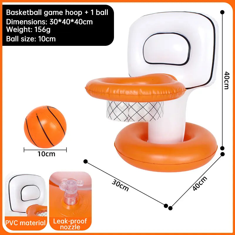 Inflatable Basketball Hoop for Kids