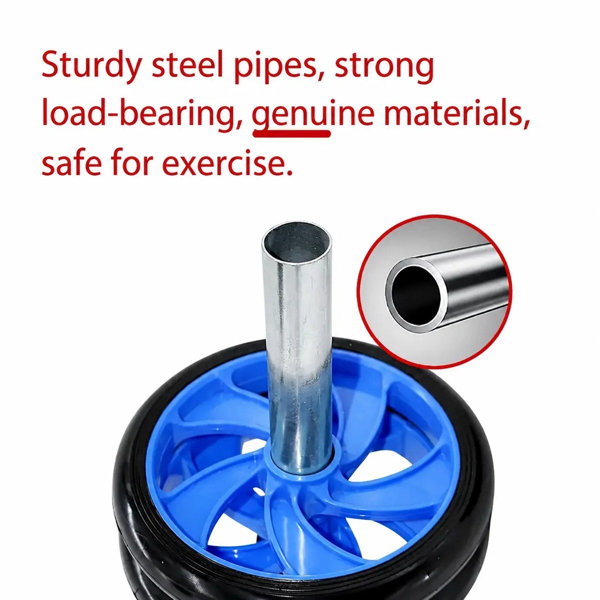 Abs Exerciser Double Wheel Roller