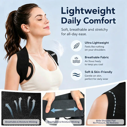 Shoulder straps for better posture