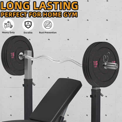 Crumb Bumper Plates with Steel Insert - Olympic Weight Plates for Crossfit & Lifting