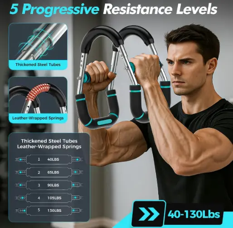 Arm Trainer , 60-110Lb Adjustable Chest Workout Equipment