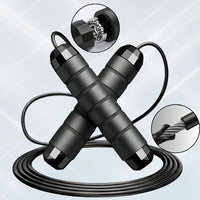 Adjustable Speed Jump Rope with Ball Bearings & Tangle-Free Steel Cable