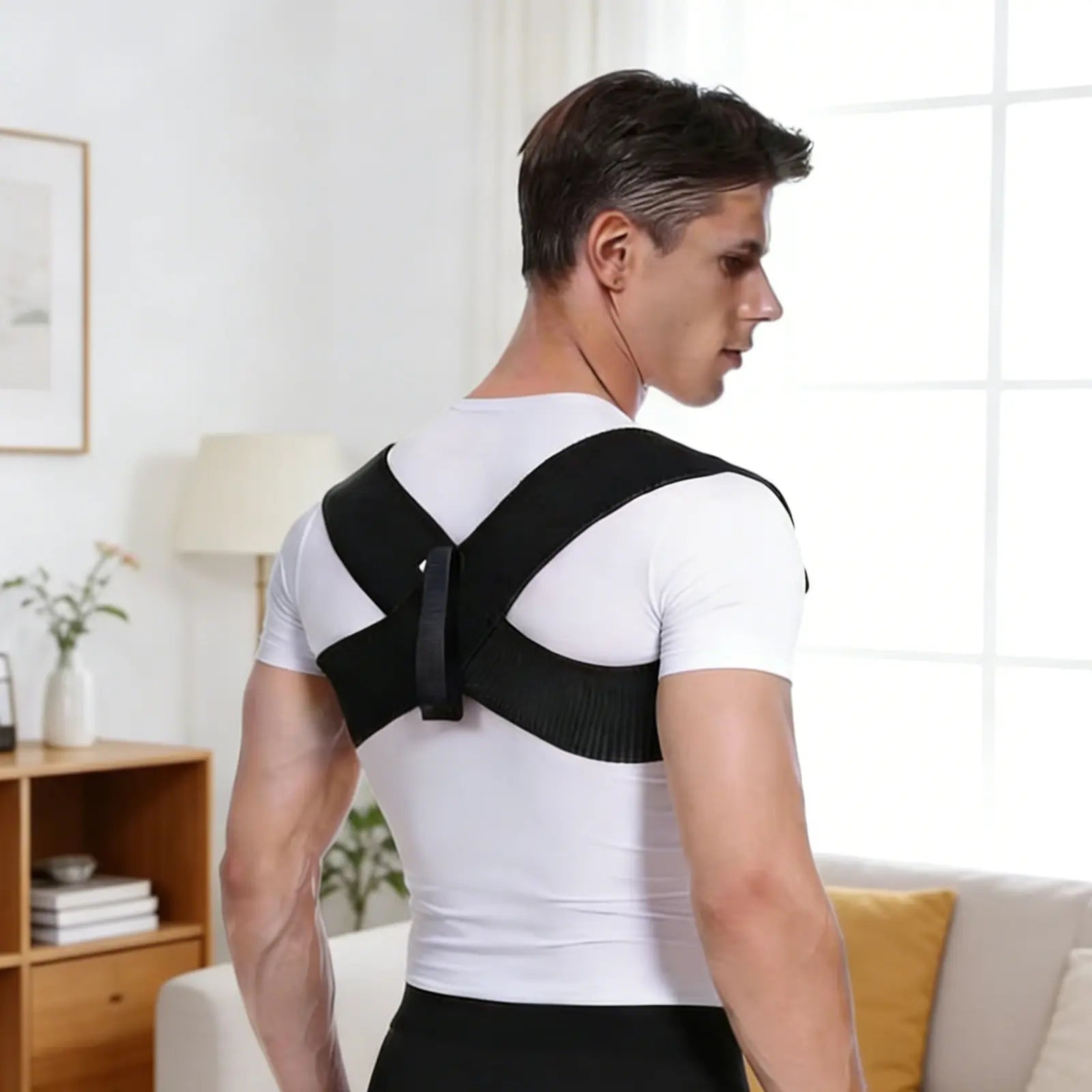 Shoulder straps for better posture