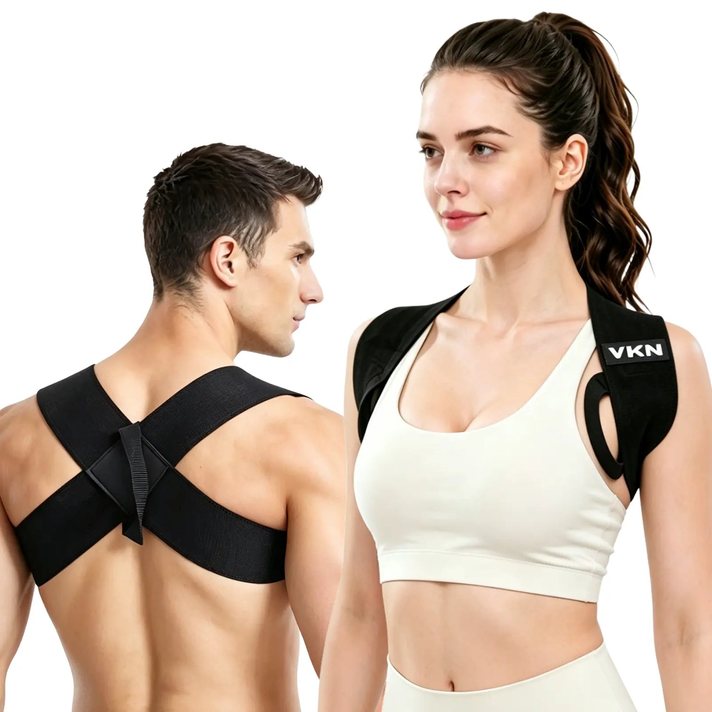 Shoulder straps for better posture