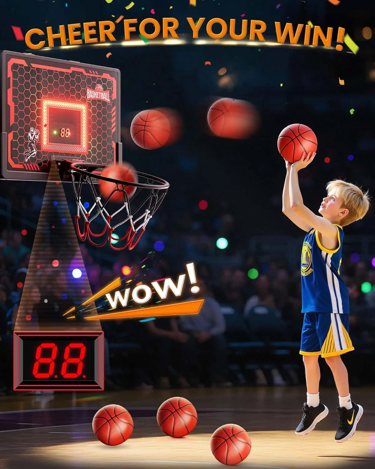 Indoor Basketball Hoop Pro for Kids