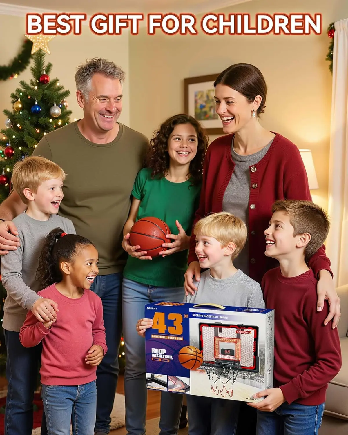 Indoor Basketball Hoop Pro for Kids