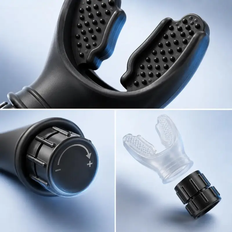 2Pcs Portable Breathing Trainer - Adjustable Resistance