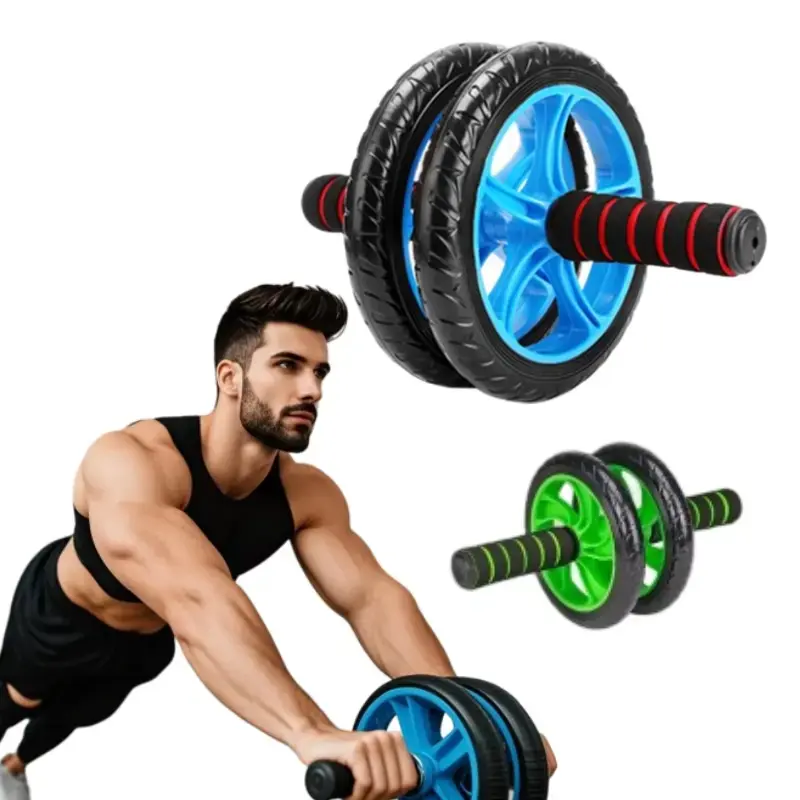 Abs Exerciser Double Wheel Roller