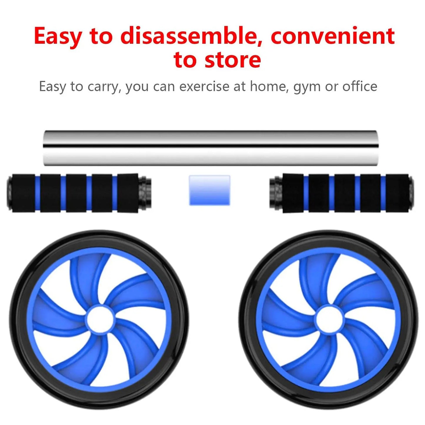 Abs Exerciser Double Wheel Roller