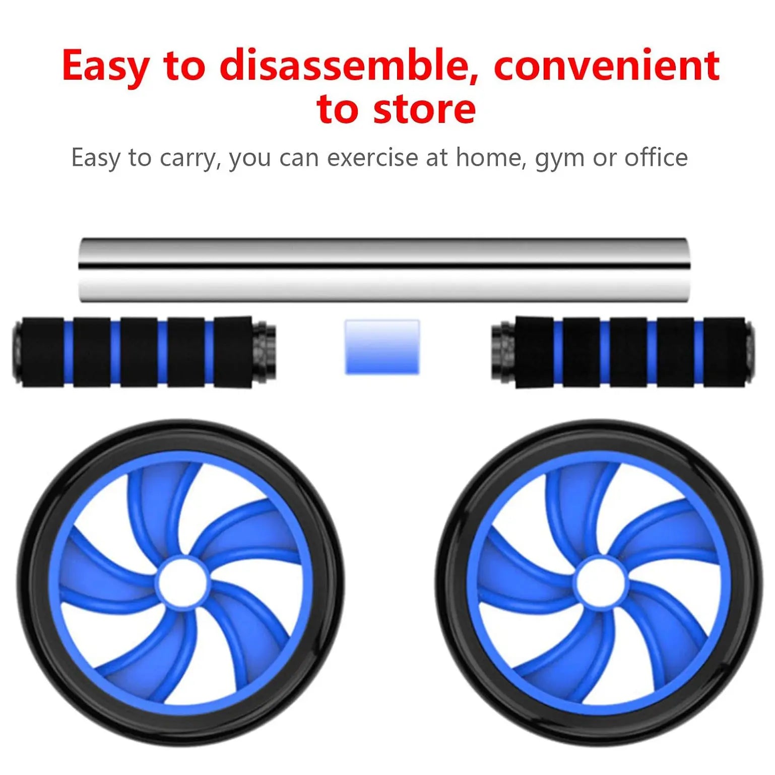 Abs Exerciser Double Wheel Roller