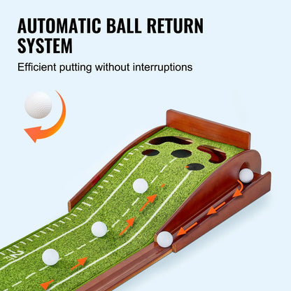Golf Putting Mat - 5 Hole Indoor Golf Putting Green