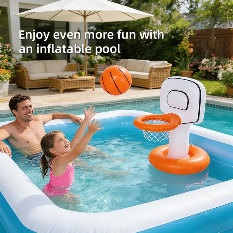 Inflatable Basketball Hoop for Kids
